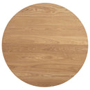  Coaster Furniture Bradbury 107350 Round 48-inch Wood Top Dining Table - Natural IMAGE 2