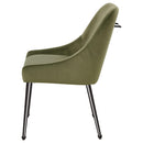  Coaster Furniture Mayette 107772 Upholstered Dining Side Chair - Olive IMAGE 4