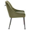  Coaster Furniture Mayette 107772 Upholstered Dining Side Chair - Olive IMAGE 7
