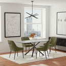  Coaster Furniture Mayette 107772 Upholstered Dining Side Chair - Olive IMAGE 8
