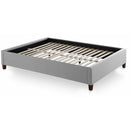  Malouf Eastman Platform Bed Base - Stone (Queen) IMAGE 1