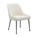  Coaster Furniture Mayette 107802 Upholstered Dining Side Chair - Ivory IMAGE 1