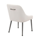  Coaster Furniture Mayette 107802 Upholstered Dining Side Chair - Ivory IMAGE 6