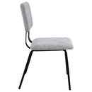  Coaster Furniture Calla 108062 Fabric Upholstered Dining Side Chair - Grey IMAGE 8