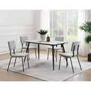  Coaster Furniture Calla 108062 Fabric Upholstered Dining Side Chair - Grey IMAGE 9