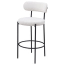  Coaster Furniture Viola 108189 Boucle Upholstered Bar Chair - Cream IMAGE 4