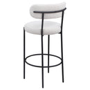  Coaster Furniture Viola 108189 Boucle Upholstered Bar Chair - Cream IMAGE 6