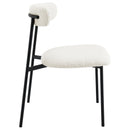  Coaster Furniture Anzio 108292 Boucle Upholstered Dining Side Chair - White IMAGE 7