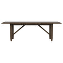 Coaster Furniture Matisse 108311 Rectangular 94-inch Wood Dining Table - Light Brown IMAGE 10