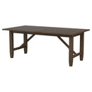  Coaster Furniture Matisse 108311 Rectangular 94-inch Wood Dining Table - Light Brown IMAGE 5