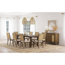  Coaster Furniture Matisse 108312 Woven Rattan Back Dining Side Chair - Brown IMAGE 11