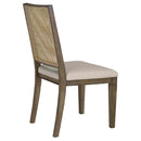  Coaster Furniture Matisse 108312 Woven Rattan Back Dining Side Chair - Brown IMAGE 8