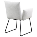  Coaster Furniture Ackland 108492 pholstered Dining Side Chair - Light Grey IMAGE 7