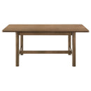  Coaster Furniture Crestmore 108571 71-inch Rectangular Wood Dining Table - Walnut IMAGE 3