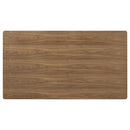  Coaster Furniture Crestmore 108571 71-inch Rectangular Wood Dining Table - Walnut IMAGE 5