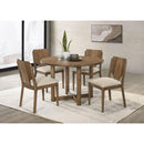  Coaster Furniture Crestmore 108572 Dining Chair - Upholstered Seat Walnut IMAGE 10