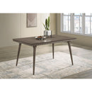  Coaster Furniture Onslow 108621 59-inch Rectangular Wood Dining Table - Dark Brown IMAGE 2