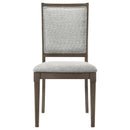  Coaster Furniture Onslow 108622 Upholstered Dining Side Chair - Dark Brown IMAGE 3