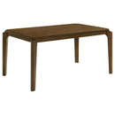 Coaster Furniture Almonte 108921 59-inch Rectangular Wood Dining Table - Dark Brown IMAGE 1