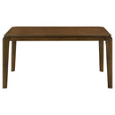 Coaster Furniture Almonte 108921 59-inch Rectangular Wood Dining Table - Dark Brown IMAGE 4