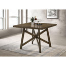  Coaster Furniture Canfield 109178 47-inch Square Counter Height Dining Table - Brown IMAGE 2