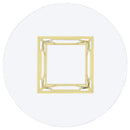  Coaster Furniture Starlight 192641BG Round 54-inch Glass Top Metal Dining Table - Brass IMAGE 4