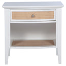  Coaster Furniture Bexhill 223472 1-Drawer Nightstand Bedside Table - White IMAGE 3