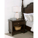  Coaster Furniture Andover 223632 1-Drawer Nightstand Bedside Table - Dark Oak IMAGE 2