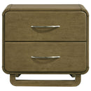  Coaster Furniture Amsbury 224272 2-Drawer Nightstand Bedside Table - Nutmeg IMAGE 3