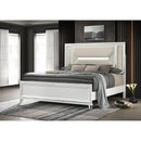  Coaster Furniture Marmore 224961KE 64-inch Eastern King Panel Bed LED Headboard - White IMAGE 2