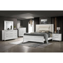  Coaster Furniture Marmore 224961KE 64-inch Eastern King Panel Bed LED Headboard - White IMAGE 5