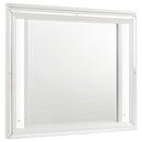  Coaster Furniture Marmore 224964 LED Dresser Mirror - White IMAGE 1