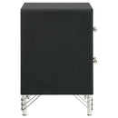  Coaster Furniture Lucia 224992 2-Drawer Nightstand Bedside Table - Black IMAGE 9