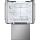  LG 25 cu.ft. 3-Door French Door Refrigerator with Hybrid Handle Design and External Ice and Water Dispenser LF25H6330S IMAGE 2