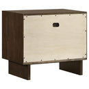  Coaster Furniture Glenwood 225012 2-Drawer Nightstand Bedside Table - Warm Brown IMAGE 6