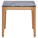  Coaster Furniture Polaris 707857 Square SmartTop Side End Table - Grey and Light Oak IMAGE 2