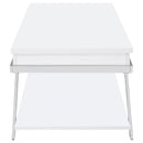  Coaster Furniture Marcia 708158 Rectangular Lift Top Coffee Table - White High Gloss IMAGE 10