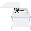  Coaster Furniture Marcia 708158 Rectangular Lift Top Coffee Table - White High Gloss IMAGE 11