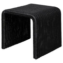  Coaster Furniture Cahya 708517 Woven Rattan Square End Table - Black IMAGE 4