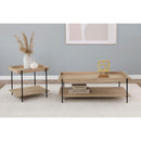  Coaster Furniture Fallon 710307 Square Engineered Wood End Table - Light Brown IMAGE 6