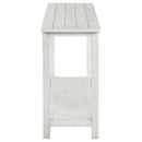 Coaster Furniture Payne 710559 Wood Entryway Sofa Console Table - White IMAGE 3
