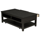  Coaster Furniture Concord 710578 2-Drawer Rectangular Coffee Table - Distressed Java IMAGE 6