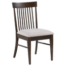  Coaster Furniture Everton 108892 Wood Dining Side Chair - Dark Walnut IMAGE 1