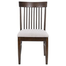  Coaster Furniture Everton 108892 Wood Dining Side Chair - Dark Walnut IMAGE 3