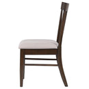  Coaster Furniture Everton 108892 Wood Dining Side Chair - Dark Walnut IMAGE 5