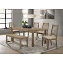  Coaster Furniture Scottsdale 109182 Wood Dining Side Chair - Washed Brown IMAGE 9