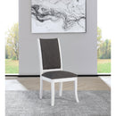  Coaster Furniture Judd 109332 Upholstered Dining Side Chair - Pearl White IMAGE 2