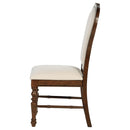  Coaster Furniture Landon 109402 Upholstered Dining Side Chair - Rich Brown IMAGE 5