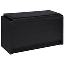  Coaster Furniture Arrington 910323 Storage Bench - Black IMAGE 6