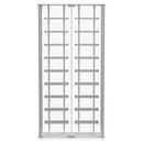  Coaster Furniture Montara 182037 Tempered Glass Wine Storage LED Curio Cabinet - Chrome IMAGE 12